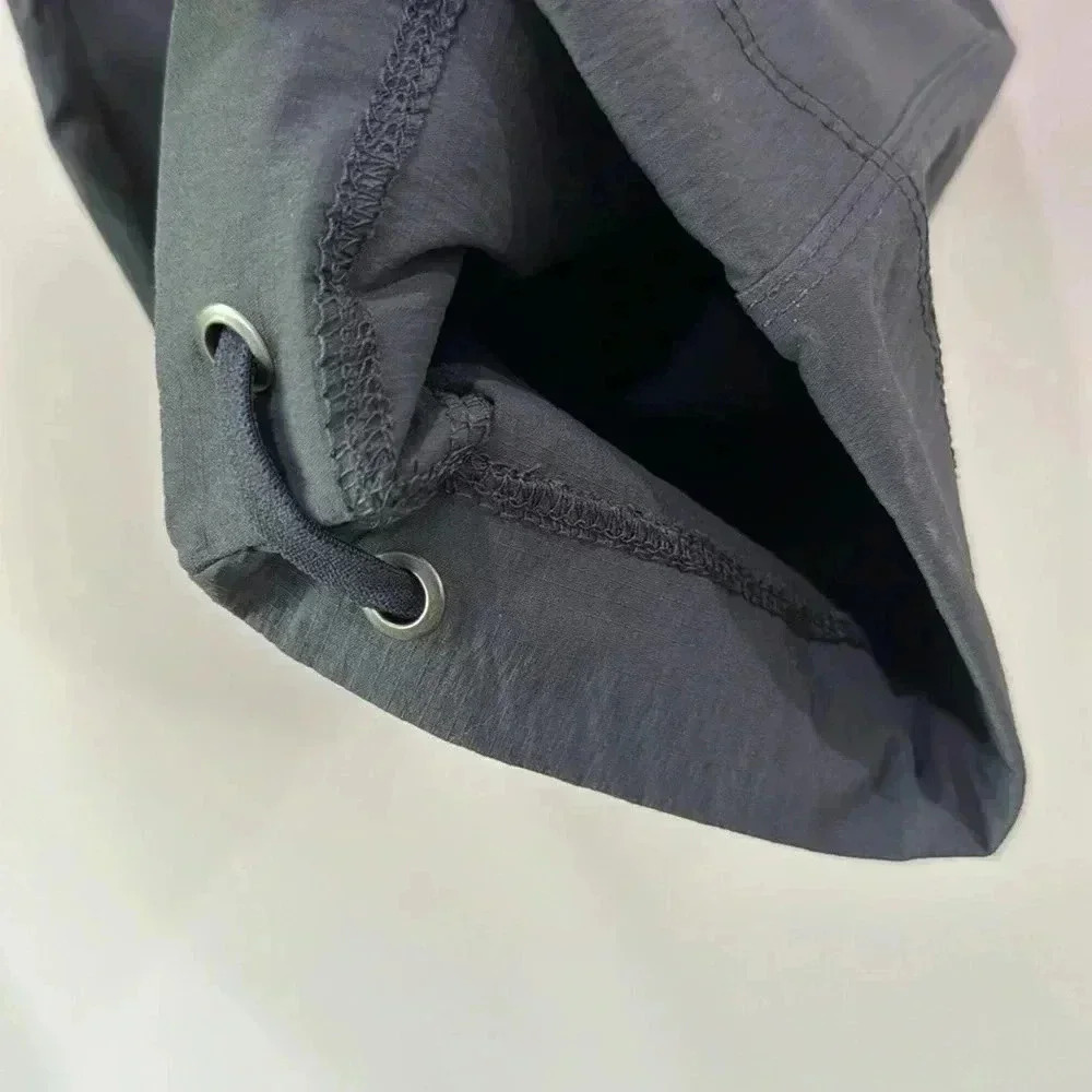 Vina Nylon Pants W/ Drawstring Ankle Size M, Color Flint Gray - Picture 6 of 12